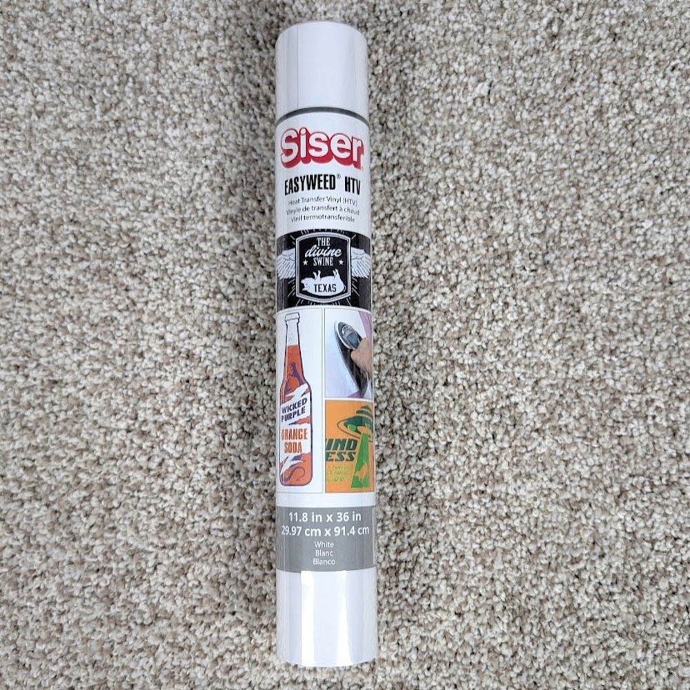Siser EasyWeed HTV Heat Transfer Vinyl 11.8 in x 36 in White